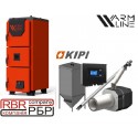 Котел Warmhaus Premium 98 кВт + пальник KIPI 100 кВт + бункер